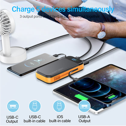 Comes With A 2-wire Digital Display Super Fast Charging Power Bank