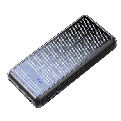 It Comes With Input And Output Dual-wire Solar Power Bank