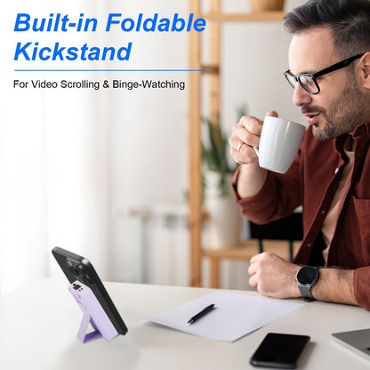 1Pc 3 In 1 10000mAh MagSafe Fast Charging Power Bank PD20W Portable Charger With 2 Built In Cables Stand Fit For IOS Phone 16 15 13 Series And More