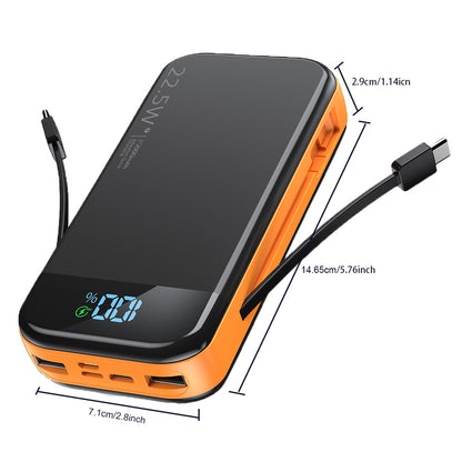 Comes With A 2-wire Digital Display Super Fast Charging Power Bank
