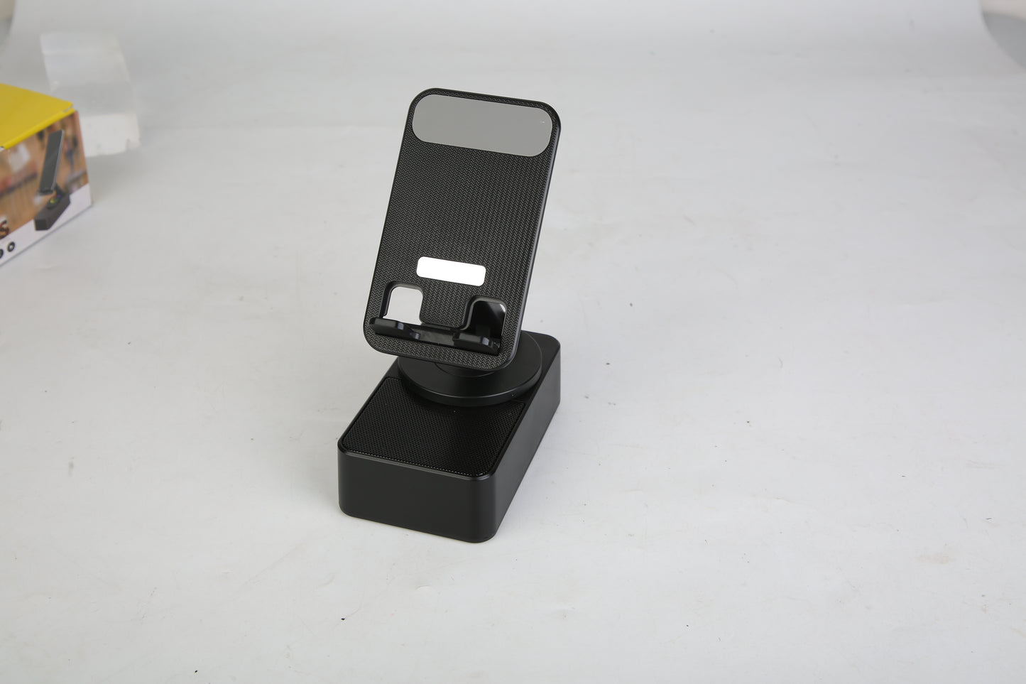 1Pc 4 In 1 Foldable Wireless Speaker Phone Stand With Power Bank 360Degree Rotatable Stand Wireless Speaker 5000mAh Battery RGB Light For Phones IPads